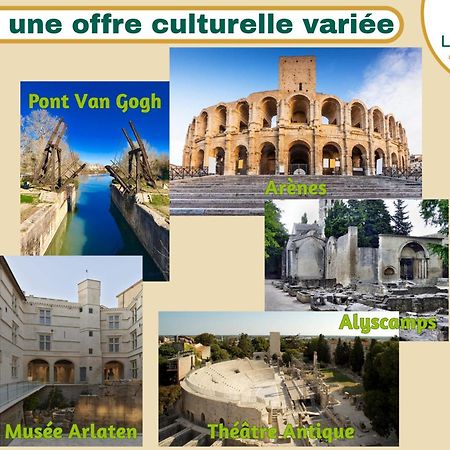 La terrasse face au théâtre Apartamento Arles Exterior foto